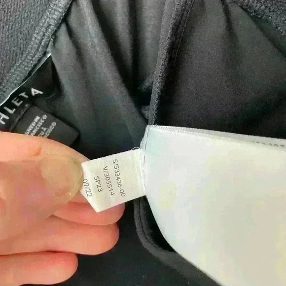 Athleta Brooklyn heights HIGH RISE PLEATED WIDE LEG PANT black womens 22 - Picture 5 of 6